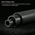 thumbnail image 6 of Uxcell Rigid Round Pipes High Impact for Water Pipe Crafts Cable Sleeve Dark Grey 36mmx40mm, 6 of 6