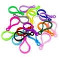 thumbnail image 2 of HLONK 200pcs Plastic Diy Key Chain Clips Keychain Clasps Crafts Delicate Plastic Key Chain Hooks, 2 of 4