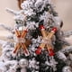 thumbnail image 2 of 4 piezas de decoraciones navideñas, trineo de madera, colgante para árbol de Navidad, decoraciones decorativas para ventanas, 2 of 5