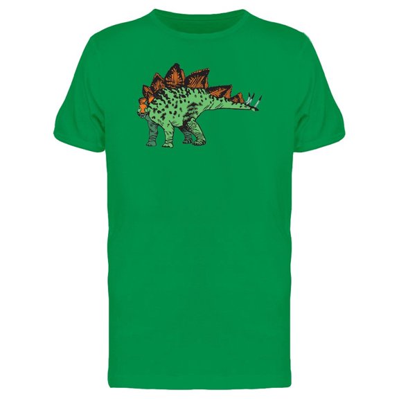Green Stegosaurus Tee Men's -Image by Shutterstock