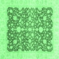 thumbnail image 1 of Ahgly Company Indoor Square Oriental Emerald Green Traditional Area Rugs, 7' Square, 1 of 4