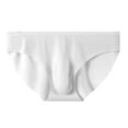 thumbnail image 5 of Skymirror Men Seamless Ice Silk Briefs Low-rise 3D U-convex Ultra-Thin Panties Solid Color Quick Drying Underwear, 5 of 8