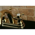 thumbnail image 3 of Kingston Brass English Vintage Two Handle 4" Centerset Lavatory Faucet with Brass Pop-up, 3 of 4