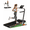 black, variant on 16% Incline Walking Pad Treadmill, 4-in-1 Foldable Under Desk Treadmill with Handles, 2.5 HP Quiet Motor, 330 lb Capacity