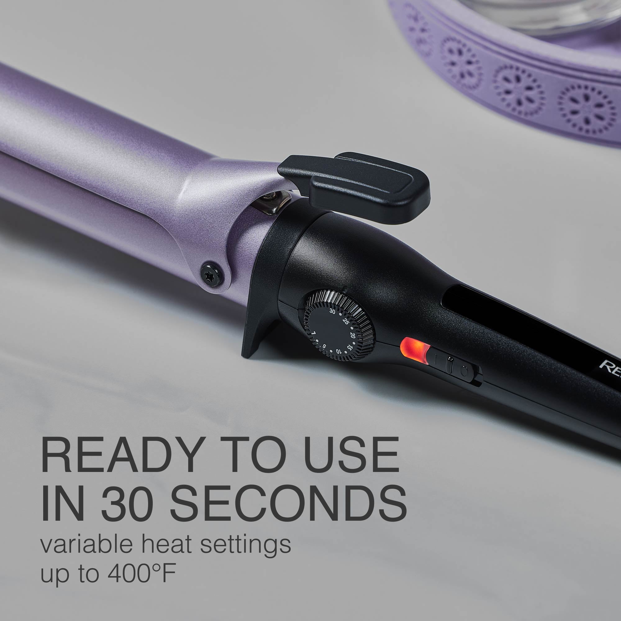 Remington Anti-Static 1.5-Inch Curling Iron with Titanium Protection, Ceramic Barrel, Auto Shut-Off, CI5438NA