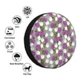 thumbnail image 3 of Bingfone Rose Flowers Spare Tire Cover Weatherproof Universal Wheel Protectors for RV Camper Travel Trailer SUV Truck-17 inch, 3 of 8