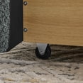 thumbnail image 5 of Harper & Bright Designs King Size Upholstered Floor Bed with Storage Drawers and Tall Curved Headboard , Modern Minimalist Platform Bed Frame with Sturdy Leg Support for Bedroom, Dark Gray, 5 of 5