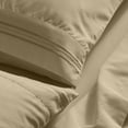 thumbnail image 6 of Mellanni 6 Piece Bed Sheet Set Brushed Microfiber, Extra Deep Pocket, King, New Beige, 6 of 7