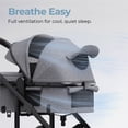 thumbnail image 4 of newyoo Infant Stroller, Nestro 516M, Convertible Infant Strollers w Reversible Seat & Cup Holder, 2-in-1 Rear-Facing Pram from Newborn to Toddler, Grey, 4 of 9