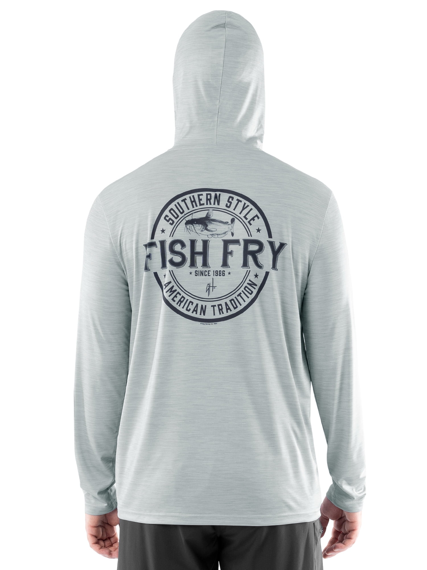 GH BY GUY HARVEY Men's Performance Long Sleeve Fishing Hoodie, Sizes S -3XL