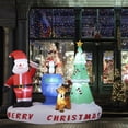 thumbnail image 4 of Decoraciones inflables navideñas de 6,9 pies con luces, modelo de Papá Noel, de Navidad decorativo para patio trasero, jardín, césped, Macarena inflable al aire libre, 4 of 8
