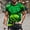 Army Green, variant on jsaierl Mens St Patricks Days Shirts Lucky Shamrock Graphic Tees Irish Trendy Short Sleeve Pullover Tops Crew Neck Regular Fit Athletic T Shirts