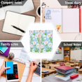 thumbnail image 6 of FORMRS 1-Subject Spiral Notebook 8" x 5" College Ruled 60 Refillable Sheet A5 Hard Cover, 2 Pack, Blue Floral, 6 of 7