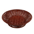 thumbnail image 4 of FRCOLOR Simulation Rattan Snack Dish Footed Dried Fruit Plate Snack Plate for Restaurant Home, 4 of 8
