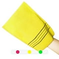 thumbnail image 4 of Chendee 5 Pcs Korean Italy Asian Exfoliating Bath Washcloth Body Scrub Shower Soft Towel,Yellow, 4 of 9
