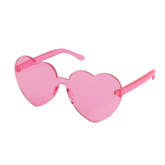 Blinkee UHSPFFG-PK Unlit Heart Shaped Pink Frameless Fashion Glasses