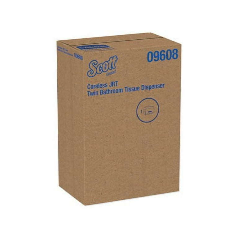 Essential Coreless Twin Jumbo Roll Tissue Dispenser, 20 x 6 x 11, Black Essential Coreless Twin Jumbo Roll Tissue Dispenser, 20 x 6 x 11, Black