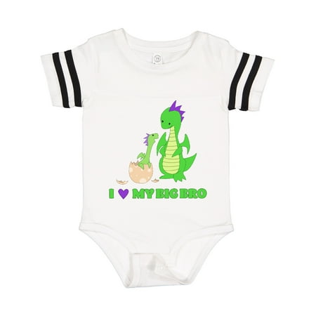 

Inktastic I Love My Big Bro Gift Baby Boy or Baby Girl Bodysuit