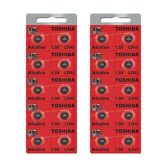 Toshiba LR41 AG3 Alkaline 1.5 Volt Batteries x20