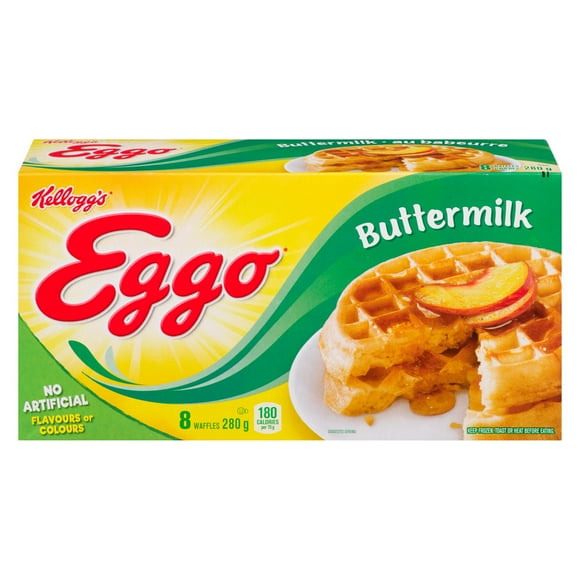 EGGO Buttermilk Waffles, 280g (8 waffles), Eggo Buttermilk Waffles 280g