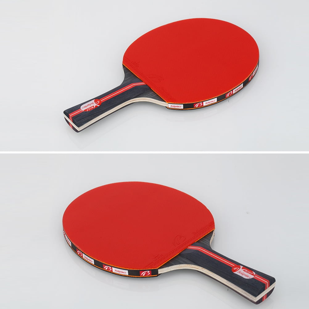 Table Tennis Racket Set for Beginners - Horizontal Grip with Two or Three Training Shots Included