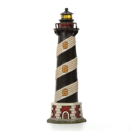 - Elegant Expressions by Hosley Blinking LED Tabletop Resin Lighthouse