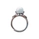 thumbnail image 2 of 1 Uds. Anillo abierto de ágata de Jade de cristal Natural con cuentas de transferencia anillo de descompresión giratorio Wmkox8yi sjalhkljlk2766, 2 of 2