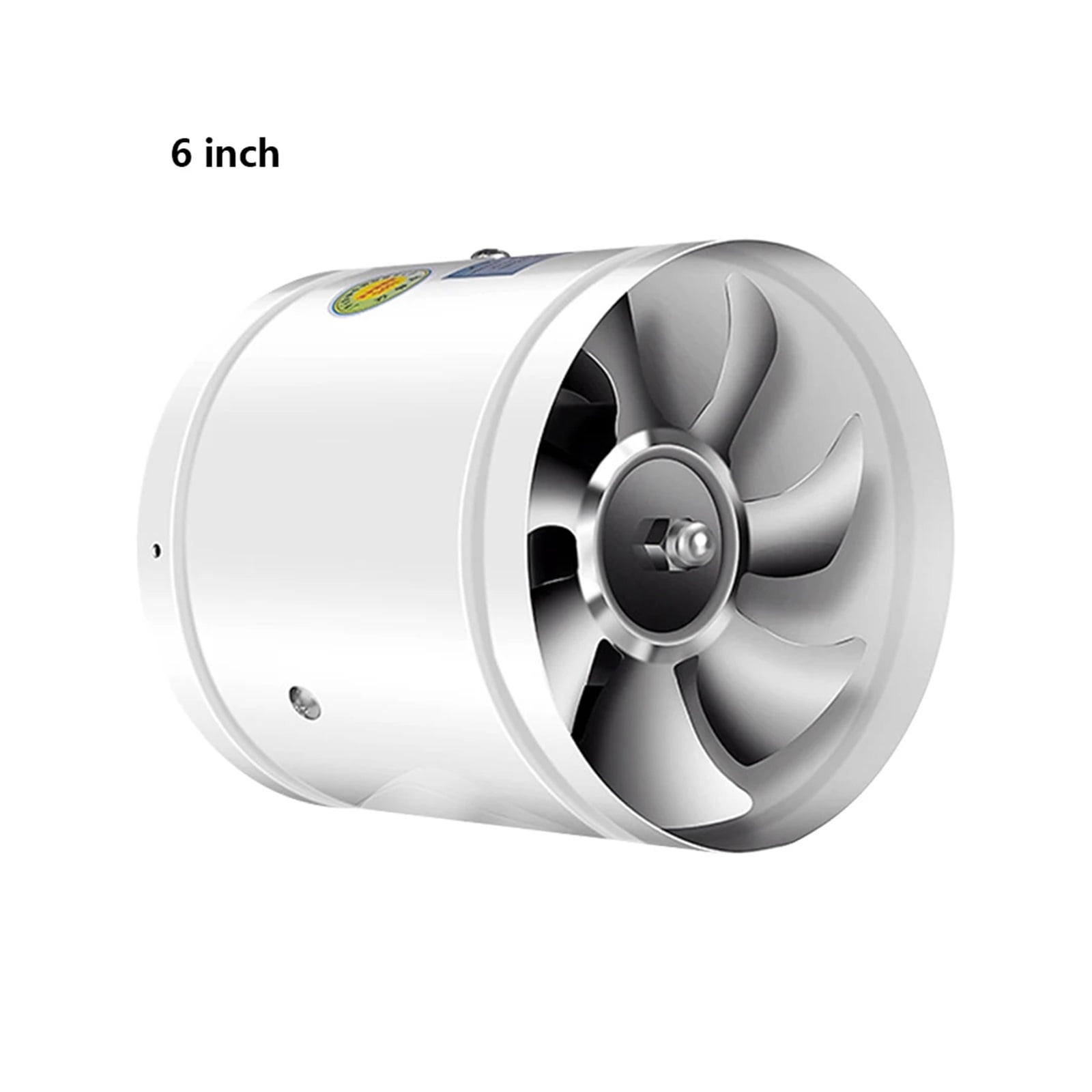 4/6/7/8 Inch Metal Pipe Duct Fan Air Ventilator Low Noise Ventilation Exhaust Fan For Restaurants Kitchens Supermarkets And More ,Energy-Efficient