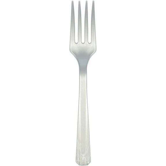 Amscan Silver Plastic Forks, 20 Ct.