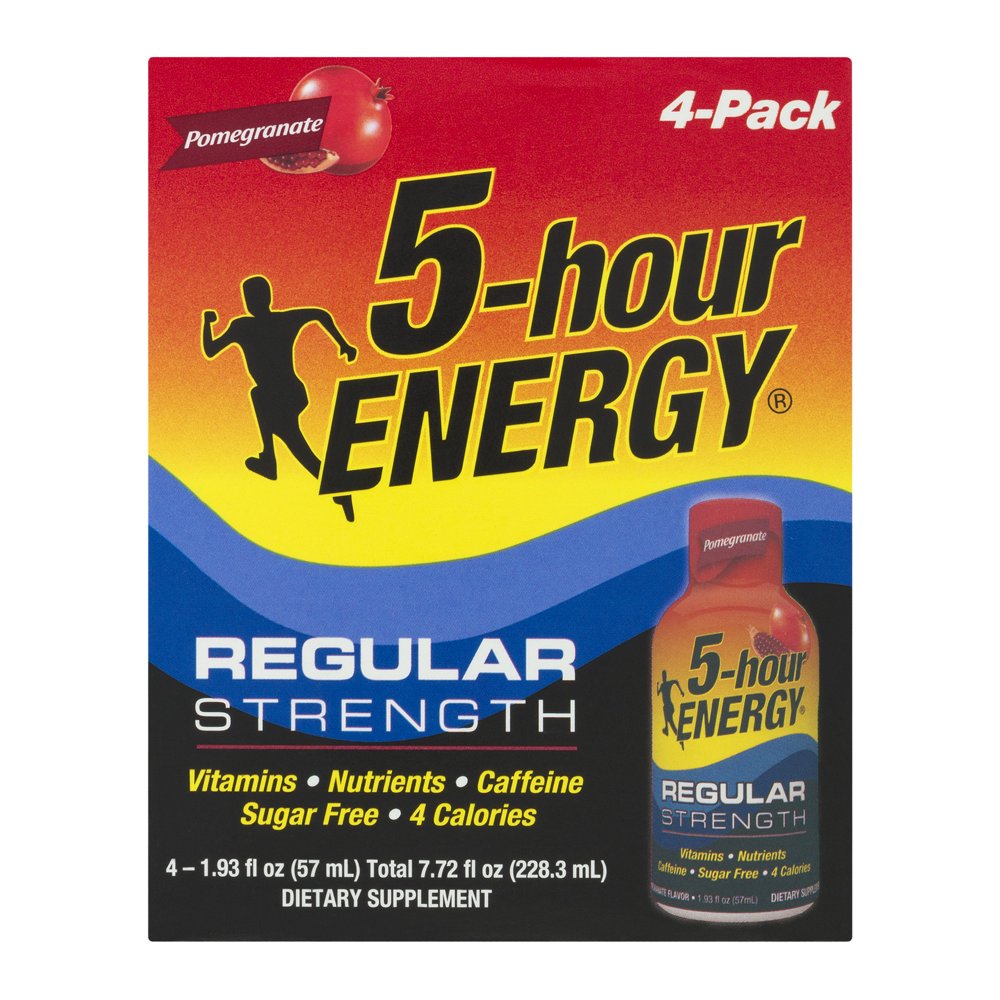 5Hour Energy Dietary Supplement Regular Strength Pomegranate, 1.93 FL
