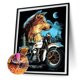 thumbnail image 2 of Cuadros Decorativos Kit de pintura de diamante 5D, motocicleta y lobo, taladro redondo completo, artesanías de arte de pared DIY Ndcxsfigh Nuevos Originales, 2 of 9