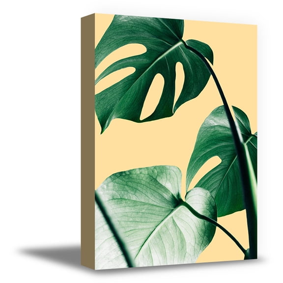 Awkward Styles Foliage Room Decor Green Floral Framed Artwork Inspirational Vinyl Artwork Beautiful Nature Art Home Decor Ideas Green Leaves Decor for Bathroom Inspirational Framed Canvas Prints