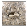 thumbnail image 1 of IMAX Corporation Dhalia Oil Painting with Frame in Brown, 1 of 1