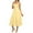 Yellow, variant on Casual Dresses for Women Sleeveless Cotton Summer Beach Dress A Line Spaghetti Strap Sundresses