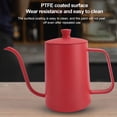 thumbnail image 4 of Té de Té de Acero inoxidable, Fácil de Limpieza Sobre El Café Hervidor de Café Pedido de Cuello de Cisne de Cajas de 600 ml Con Termómetro Para Uso Domémico, 4 of 7