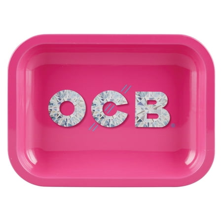Ocb Rolling Papers - OCB Metal Rolling Tray - Diamond / Small (7.5