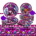 thumbnail image 2 of Disney Monster Doll Spirit High School Theme, vajilla desechable decorativa, globo de fondo, regalo de Baby Shower, 2 of 4