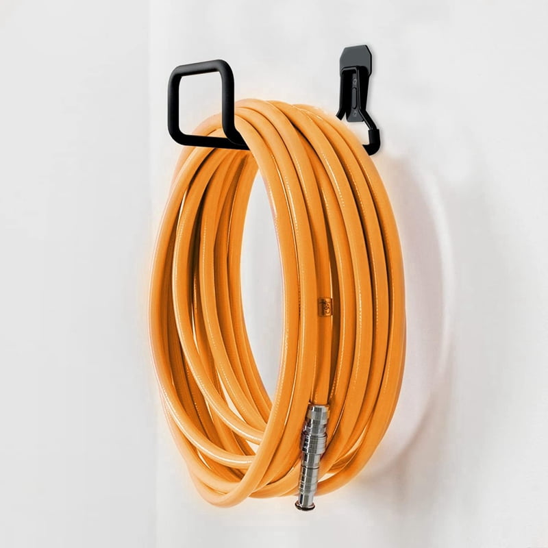 6X Garden Hose Holder Wall Mount, Duty Water Hose Hanger for Outside, Metal Hose Reels Hose Hook for Garden Hose