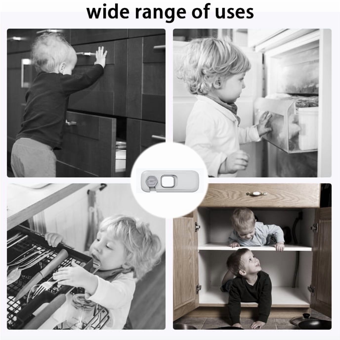 UUDIMEE Fridge Lock Childproof Door Latch 2-Pack photo 7