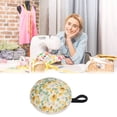 thumbnail image 4 of Needle Cushion, Compact Portable Convenient Practical Sewing Pin Cushion  for Crafts for Gift for Home Prosperity,Flowers,Rich Colors,Navy Blue Flowers,Autumn,Dark Blue Pin, 4 of 7