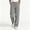 Gray, variant on YHAJDS Corduroy Straight Pants for Women Elastic Waist Daily Casual Long Bottoms With Side Pockets