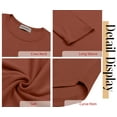 thumbnail image 5 of Fantaslook Long Sleeve T Shirts for Women Crew Neck Curve Hem Tunic Tops Casual Fall Shirts, 5 of 7