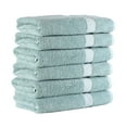 thumbnail image 3 of Fibertone 6-Piece Bath Towel Set, Bleach Safe, Solid Seafoam, 3 of 5