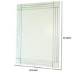 thumbnail image 5 of Benjara BM242235 Column Design Accent & Beveled Edge Mirror, Silver, 5 of 5