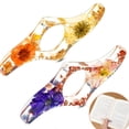 thumbnail image 1 of Soporte para libros, marcapáginas con flores secas, soporte para libros de resina, marcador de libros, ayuda para la lectura, anillo para libros, pegamento, regalo, joyería, 1 of 4