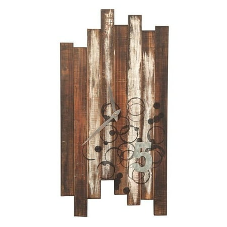 Gracie Oaks Wilmette Ring Stains Wall Clock
