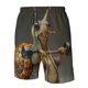thumbnail image 4 of Fotbe Surreal Weightlifting Snail Trajes de Baño Estampados para Hombre, Shorts de Verano de Secado Rápido, Ropa de Playa, Bañadores-XX-Large, 4 of 6