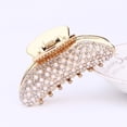 thumbnail image 3 of Vjnyvs 2pcs Glitter Rhinestone Hair Claws Clips For Women Alloy Hairpins Crab Clamp Horsetail Grab Clip Fashion Hair Accessories, 3 of 7