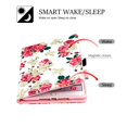 thumbnail image 2 of Funda Dteck para iPad mini 5/4/3/2/1 Rosa Floral de Cuero PU, 2 of 7