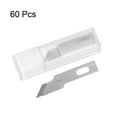 thumbnail image 3 of Uxcell Exacto Knife Blades #12 Hobby Knife Blades Precision Exacto Blades Hobby Knife Blade Refills 60 Pack, 3 of 6